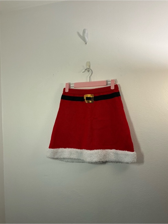 Planet Gold Dresses & Skirts - Planet Gold Christmas Santa Mini Skirt Size Small